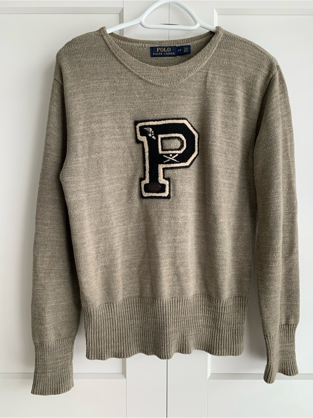 Polo Ralph Lauren Men's Varsity Crewneck Sweater Size S - Picture 2 of 10